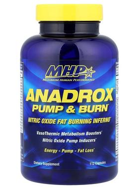 MHP,Anadrox™ Pump & Burn，112 粒胶囊