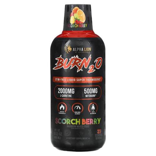 ALPHA LION,Burn2O，Scorch Berry，水果混合，15.72 盎司（465