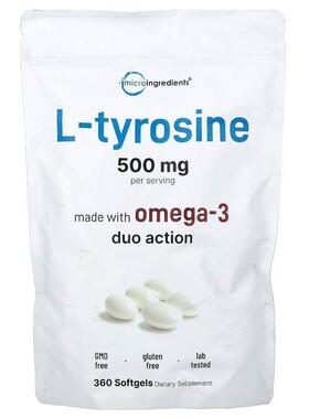 Micro Ingredients,L-Tyrosine, 360 Softgels