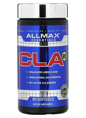 ALLMAX共轭亚油酸CLA95天然红花油提取塑形帮助运动健身膳食补充