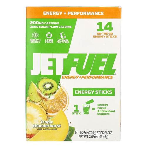 GAT,JetFuel®，能量 + 表现，能量补充条，热带雷电暴击&nbsp;