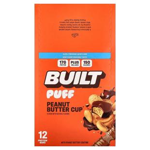 Built,Puff, Peanut Butter Cup®, 12 Protein Bars, 1.41 oz (40