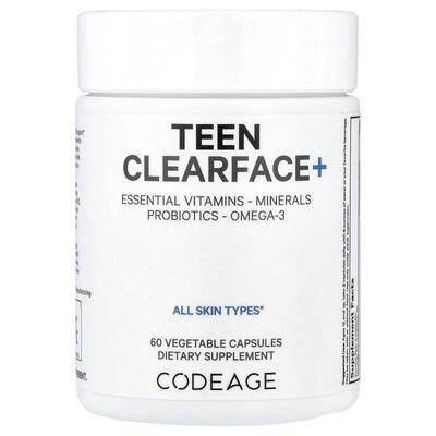 Codeage,Teen Clearface Vitamins，60 粒胶囊
