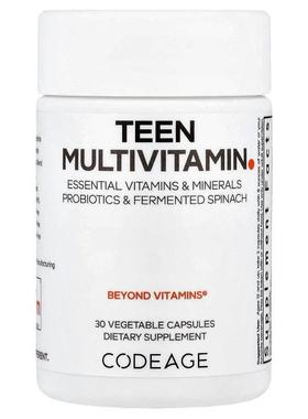 Codeage,青少年多维生素素食胶囊，30 粒
