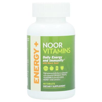 Noor Vitamins,黑籽日常能量和机体抵抗支持配方，60 片
