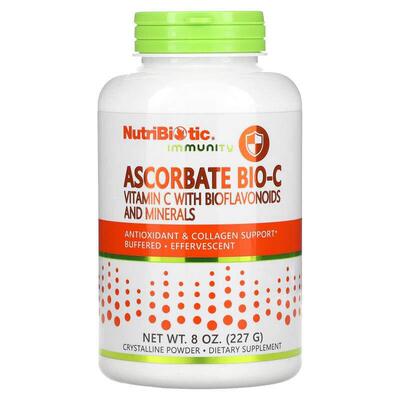 NutriBiotic,机体防御力，抗坏血酸 Bio-C，含生物类黄酮和矿物质