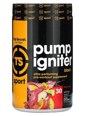 Top Secret Nutrition, LLC,Sport，Pump Igniter，Black，优效锻