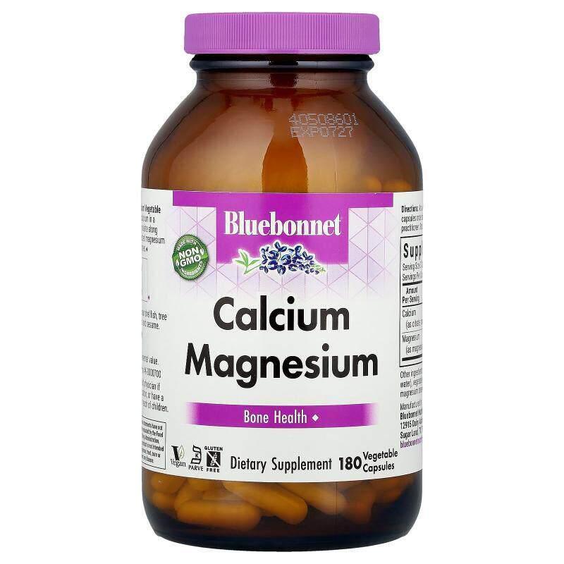 Bluebonnet Nutrition,钙加镁,180 粒素食胶囊