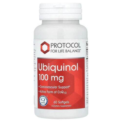 Protocol for Life Balance,泛醌，100 毫克，60 粒软胶囊