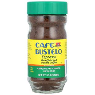 Café Bustelo,浓缩咖啡，脱因速溶咖啡，3.5 盎司（100 克）
