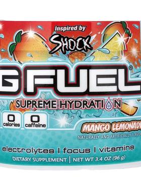 GFUEL,Supreme Hydration, Mango Lemonade, 3.4 oz (96 g)