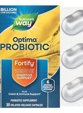 然萃维,Optima® 益生菌，Fortify®，30 粒缓释胶囊