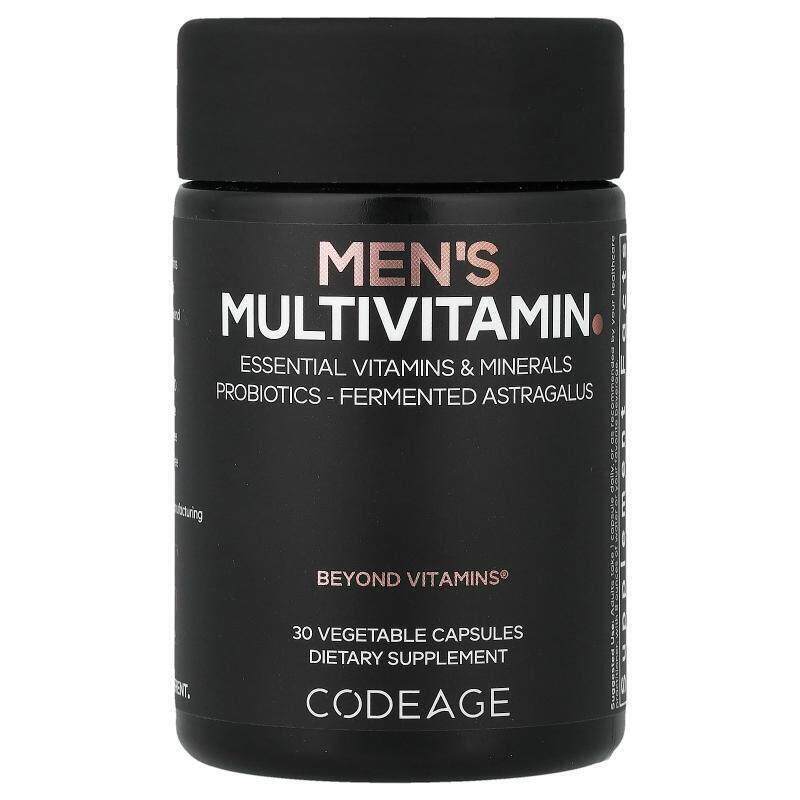 Codeage,男性多维生素，30 粒素食胶囊