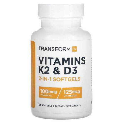 TransformHQ,维生素 K2 和 D3
