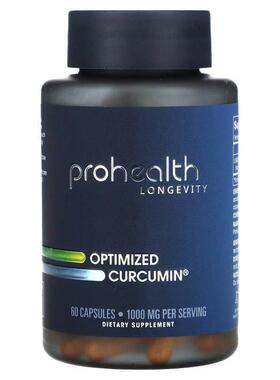 ProHealth Longevity,优化的姜黄素，1,000 毫克，60 粒胶囊（每