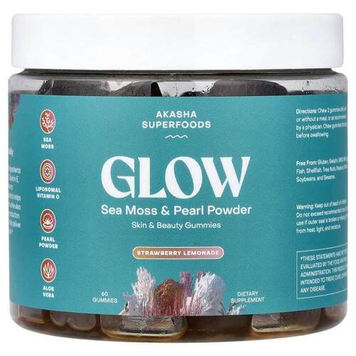 Akasha Superfoods,Glow, Sea Moss &Pearl Powde
