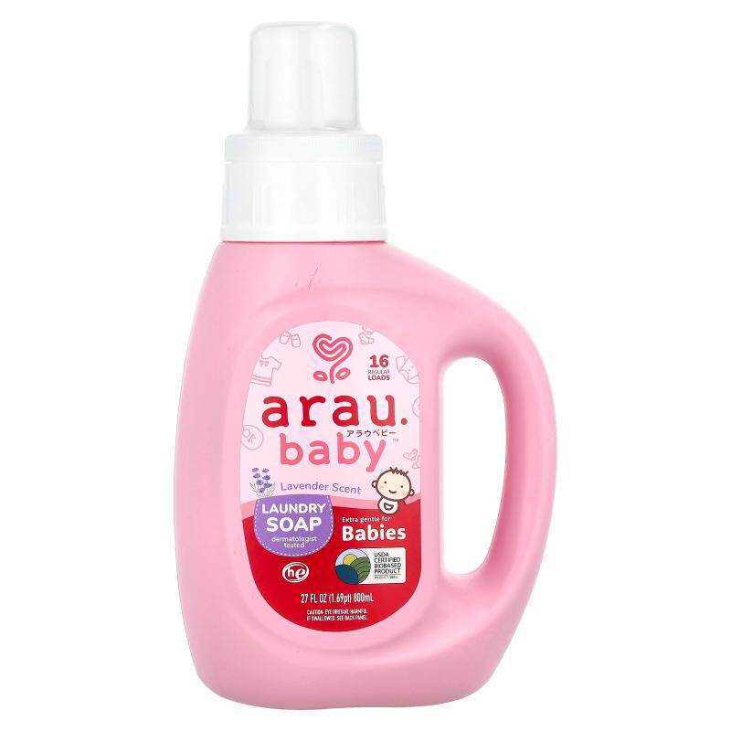 arau.baby,洗衣皂，薰衣花草香，27 液量盎司（800 毫升）