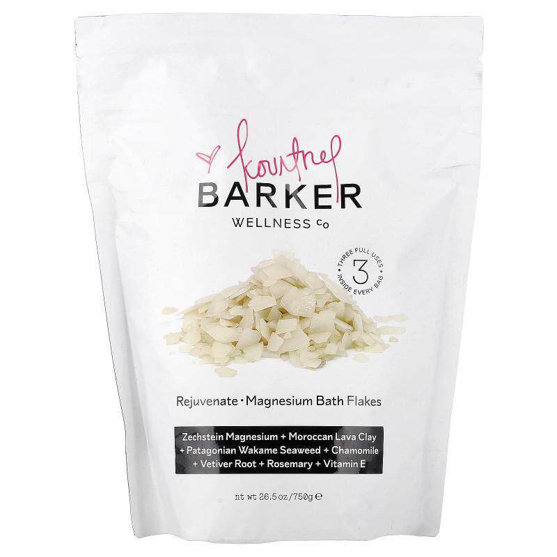 Barker Wellness Co,Rejuvenate, Magnesium Bath Flakes, 26.5 o