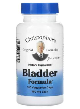 Christopher's Original Formulas,膀胱配方，450 毫克，100 粒素