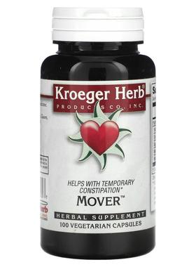 Kroeger Herb Co,Mover，100 粒素食胶囊