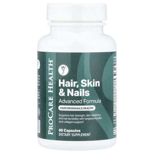 ProCare Health,Hair, Skin Nails, 60 Capsules