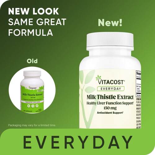 Vitacost,Milk Thistle Extract, 150 mg, 200 Capsules