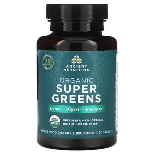 Ancient Nutrition,有机 Super Greens,90 片