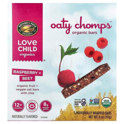 Love Child Organics,Nature's Path, Oaty Chomps™ Organic Bars