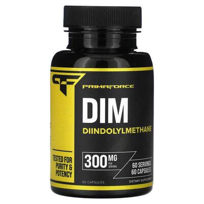Primaforce,二吲哚甲烷（DIM），300 毫克，60 粒胶囊
