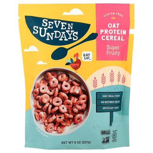 Seven Sundays,燕麦蛋白麦片，Super 果味，8 盎司（227 克）
