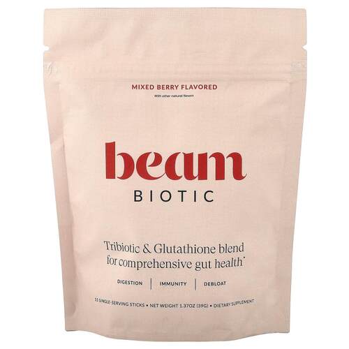 Beam,Biotic, Tribiotic & Glutathione Blend, Mixed Berry , 15