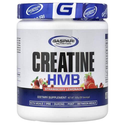 Gaspari Nutrition,Creatine HMB, Strawberry Lemonade, 300 g