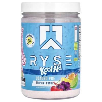 Ryse Supps,Loaded Pre，Kool-Aid，热带风味，13.1 盎司（372 克