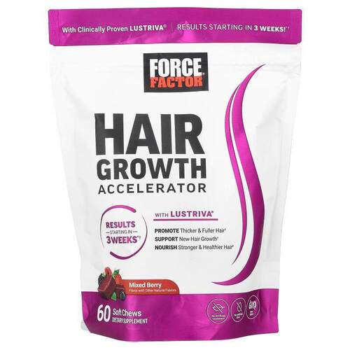 Force Factor,头发加速剂，什锦浆果味