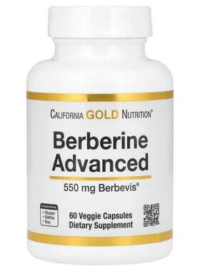 California Gold Nutrition,高级小檗碱，60 粒素食胶囊