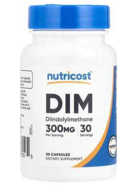 Nutricost,DIM，300 毫克，30 粒胶囊