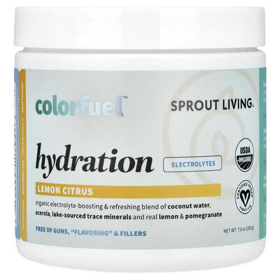 Sprout Living,Colorfuel™ 补水，柠檬柑橘，7 盎司（200 克）