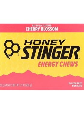 Honey Stinger,Energy Chews 能量咀嚼片，樱花味，12 包，每包 1