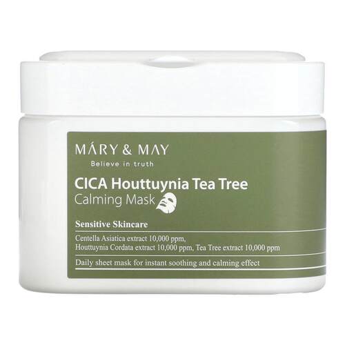 Mary & May,积雪草鱼腥草茶树舒缓美容面膜