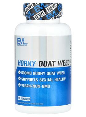 EVL,淫羊藿，500 毫克，60 粒素食胶囊