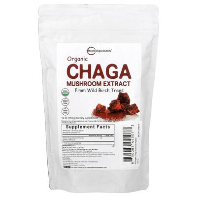 Micro Ingredients,Organic Chaga Mushroom Extract, 10 oz (283