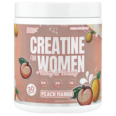 炽天使,Creatine for Women + Booty & Beauty, Peach Mango, 11.