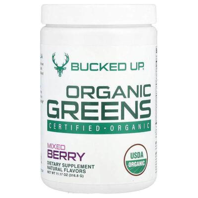 Bucked Up,有机绿色植物，混合浆果味，11.17 盎司（316.8 克）