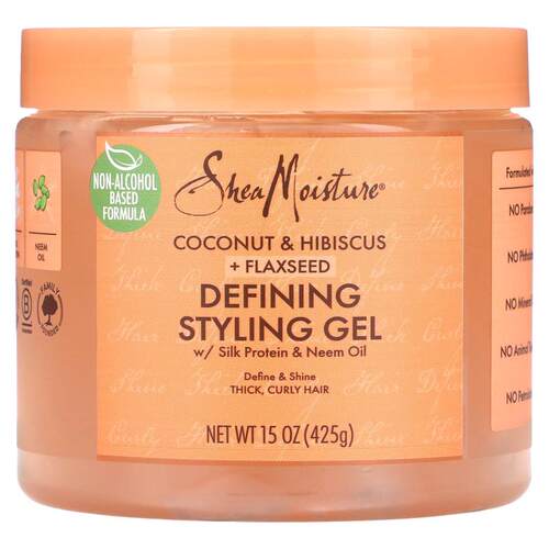 SheaMoisture,Defining Styling Gel，椰子和木槿 + 亚麻籽