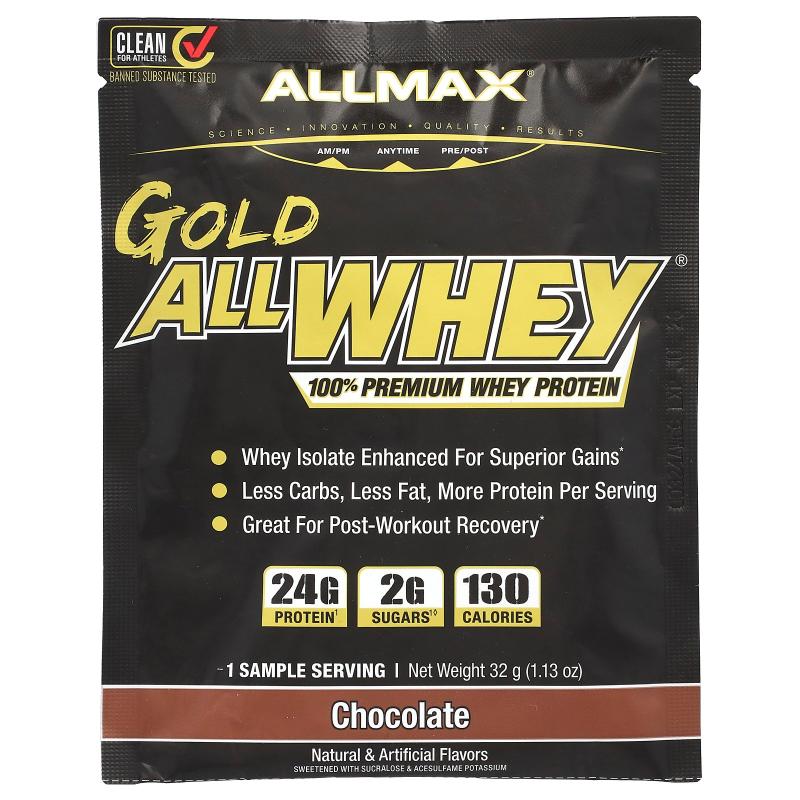ALLMAX,Gold All Whey，全优质乳清蛋白，巧克力味