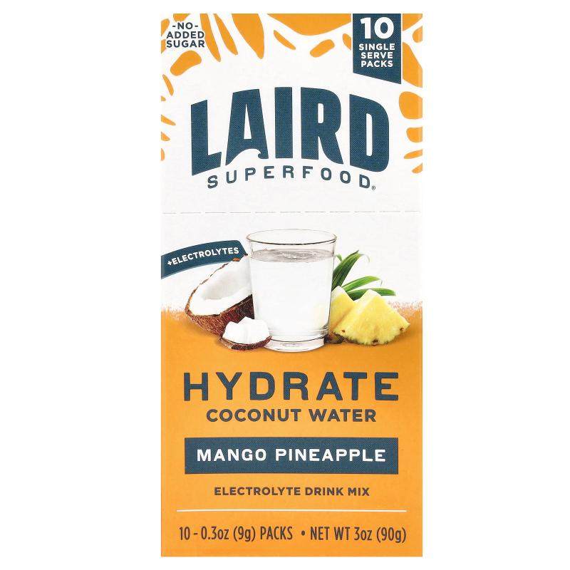 Laird Superfood,补水椰子汁，电解质混合饮品，芒果菠萝