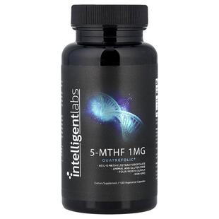 Intelligent Labs,5-MTHF，1 毫克，120 粒素食胶囊
