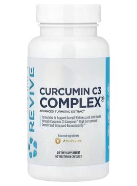 Revive,Curcumin C3 Complex®, 60 Vegetarian Capsules