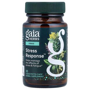 Gaia Herbs,应激反应™，30 粒全素胶囊