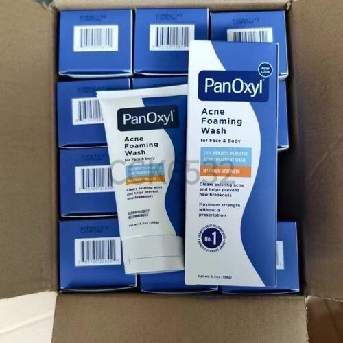 跨境新版PanOxyl 祛痘泡沫洁面乳10% 过氧化苯甲酰氨基酸控油4%洗